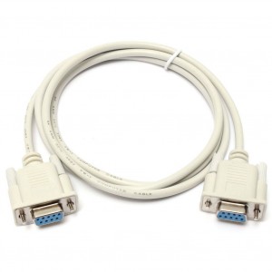 Null Modem kábel RS232 DB9F/DB9F