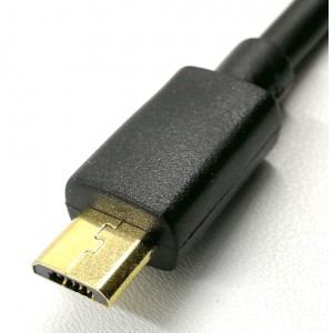 1m VOXLINK USB/microUSB kábel čierny