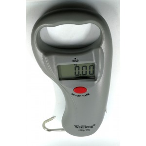 WH-A13 Závesná rybárska váha s metrom do 45kg/10g