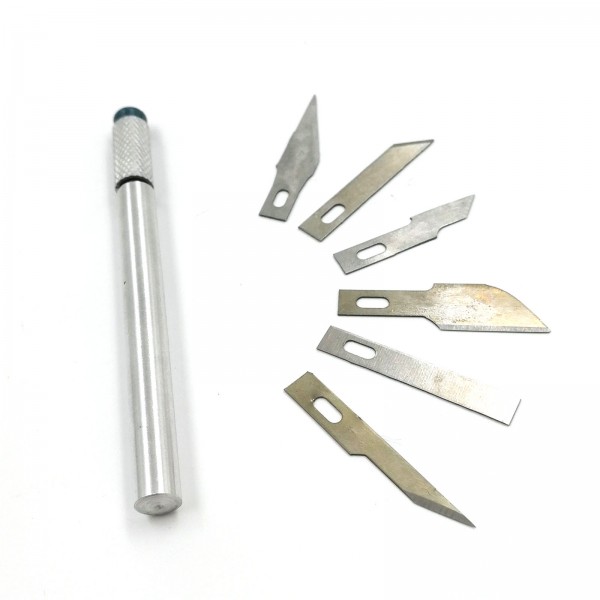 Hobby sada skalpel + 6 čepelí