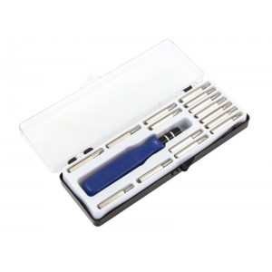 16 dieľna sada bitov so skrutkovačom