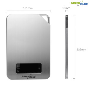 GreenBlue GB170 Digitálna kuchynská váha s časovačom do 5kg/1g