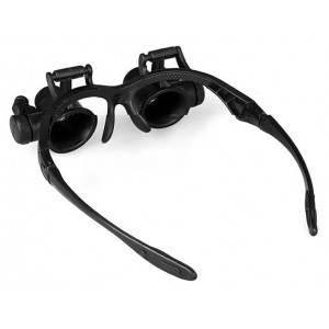 Okuliare s lupou 10x 15x 20x 25x