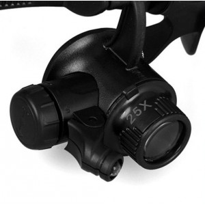 Okuliare s lupou 10x 15x 20x 25x