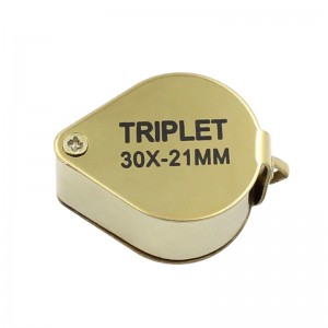 Prenosná klenotnícka lupa s 30x zväčšením