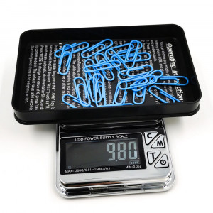 CD-123 Digitálna mikrováha s duálnym rozsahom 200g/0,01g/1500g/0,1g s USB napájaním