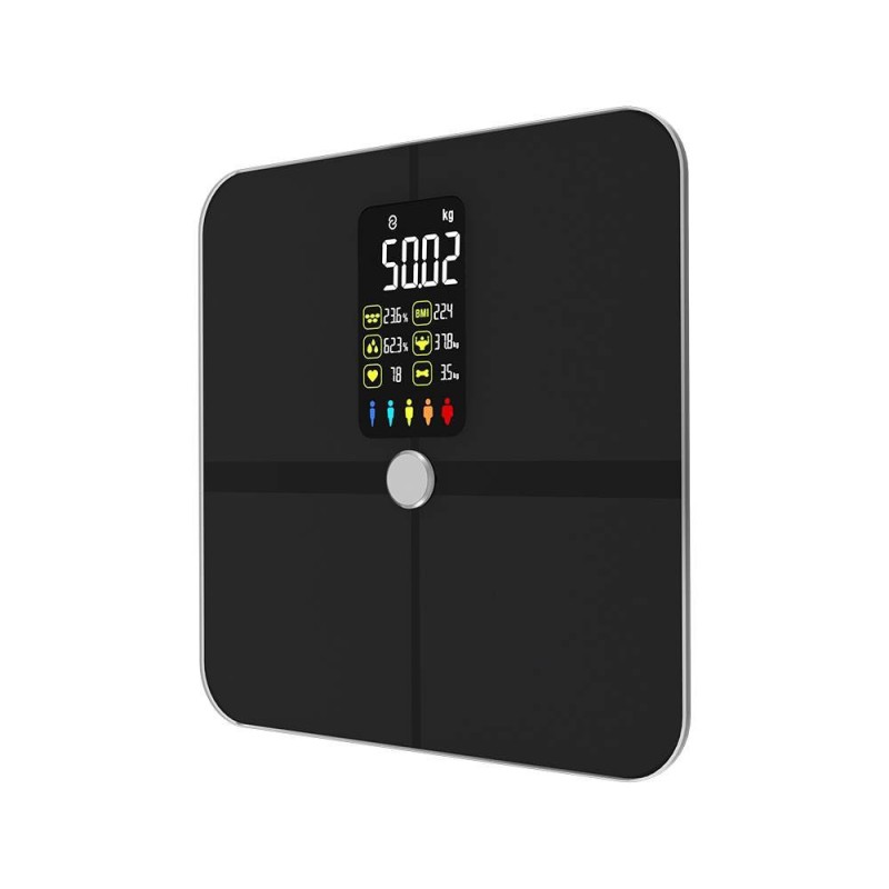 FI2019LB-B Multifunkčná osobná váha do 180kg / 50g čierna