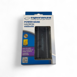 Esperanza EMP105K Power banka 4400mAh - čierna