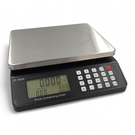SF-202A Kontrolná váha s výpočtom ceny s funkciou počítania kusov do 30kg/1g