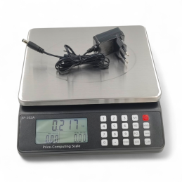 SF-202A Kontrolná váha s výpočtom ceny s funkciou počítania kusov do 30kg/1g