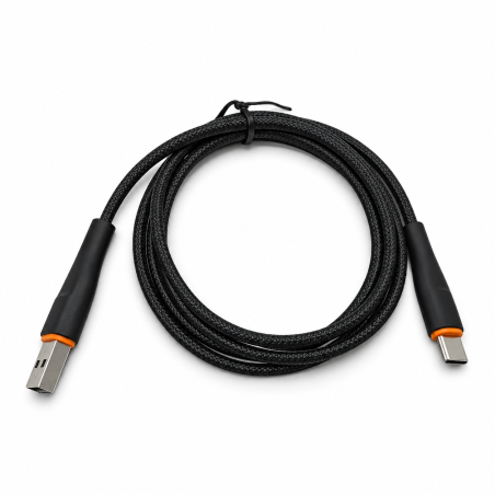 Kábel USB-A – USB-C Miccell VQ-D06, 2,4 A, 1 m, čierny